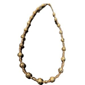 Joan Rivers Gold Beaded Necklace